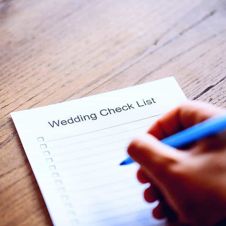 Wedding Event Checklist