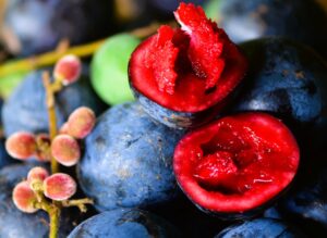 Plum fruit for Christmas.